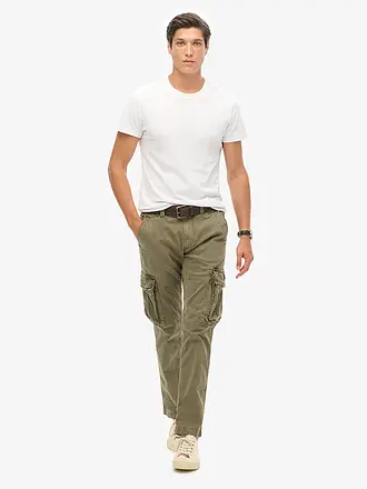 SUPERDRY | Cargohose CORE | grün